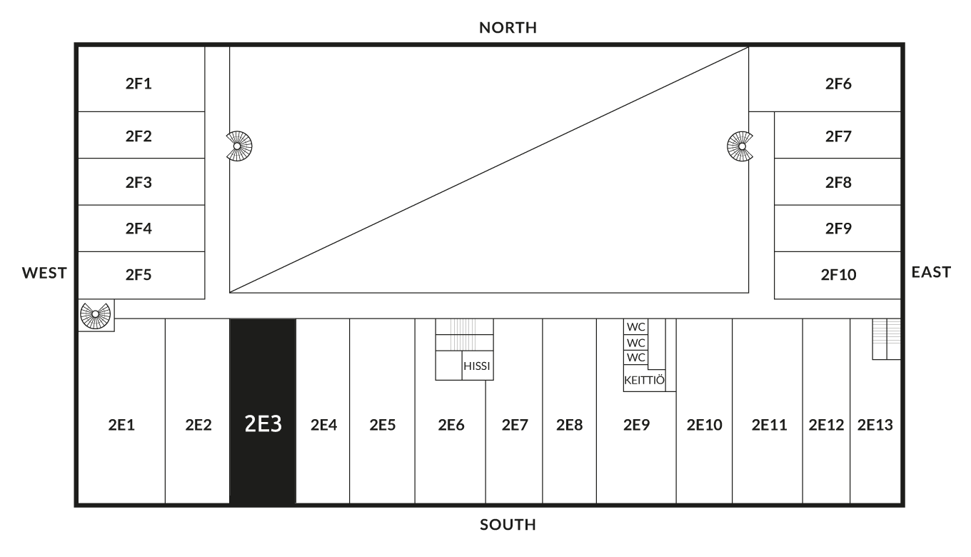 Showroom 2E3, Fashion Center, 2. krs